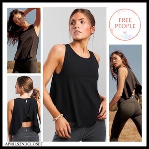 FREE PEOPLE BOHO TANK TOP FLOWY SLEEVELESS TEE A2C